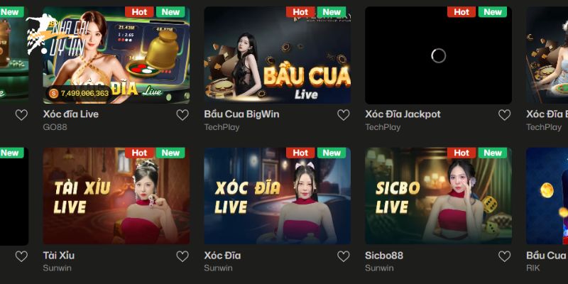 Kho game cá cược cực hot, thu hút người chơi